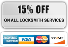 15% off on all locksmith services
